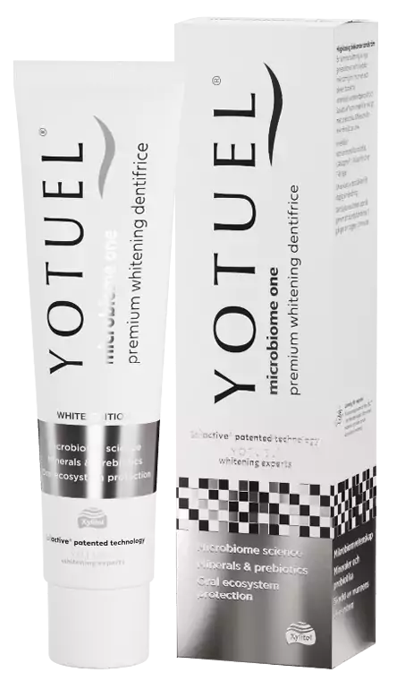 Yotuel Microbiome One tuubi ja ulkopakkaus